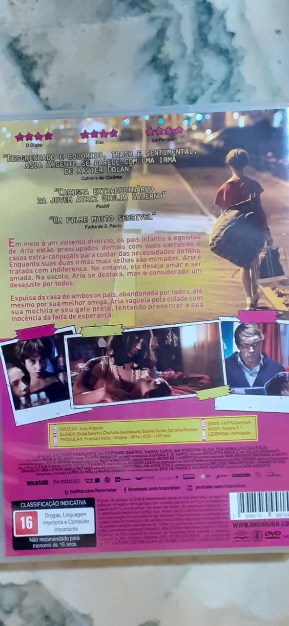 Incompreendida DVD ( diretora Asia Argento) - fora de catálogo - Imovision - original  - Foto 5