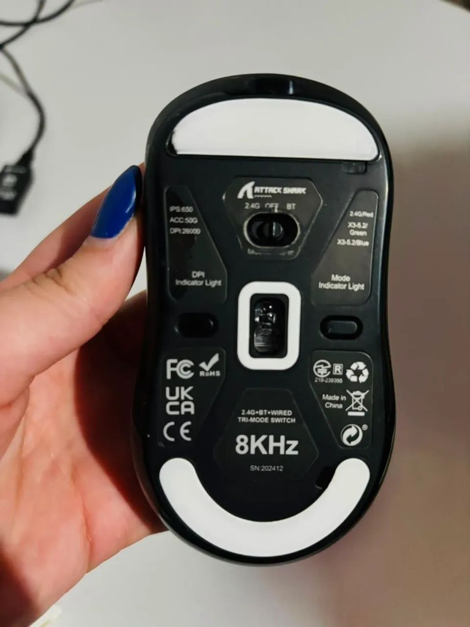 MOUSE ATTACK SHARK X3PRO 8K  - Foto 3