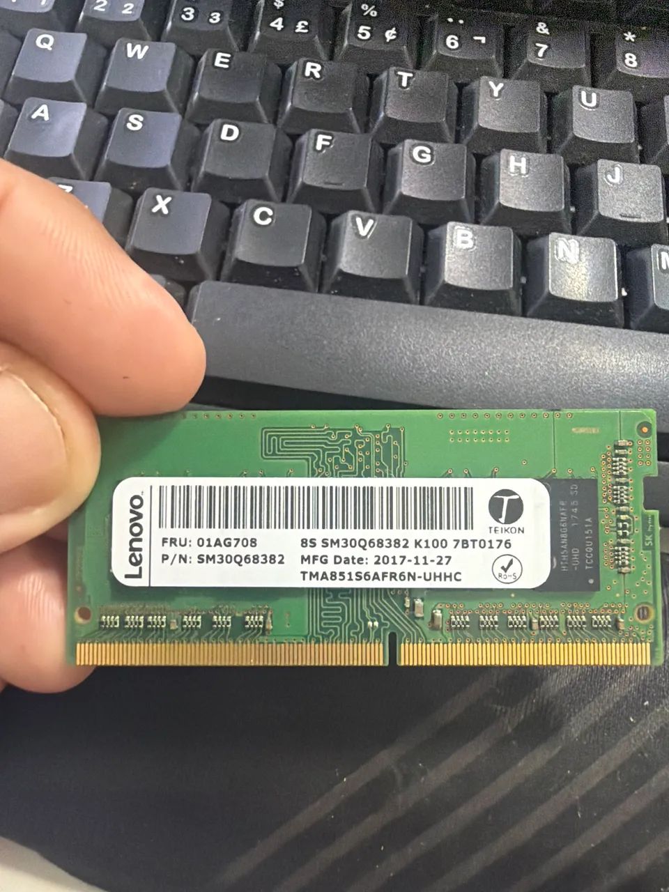Memória notebook ddr3 Lenovo 8gb