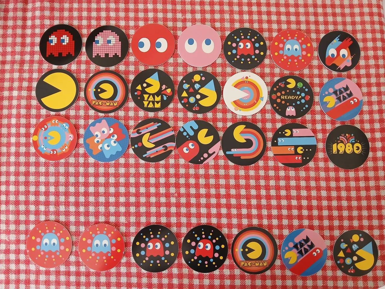 Tazos pac man elma chips - em bom estado