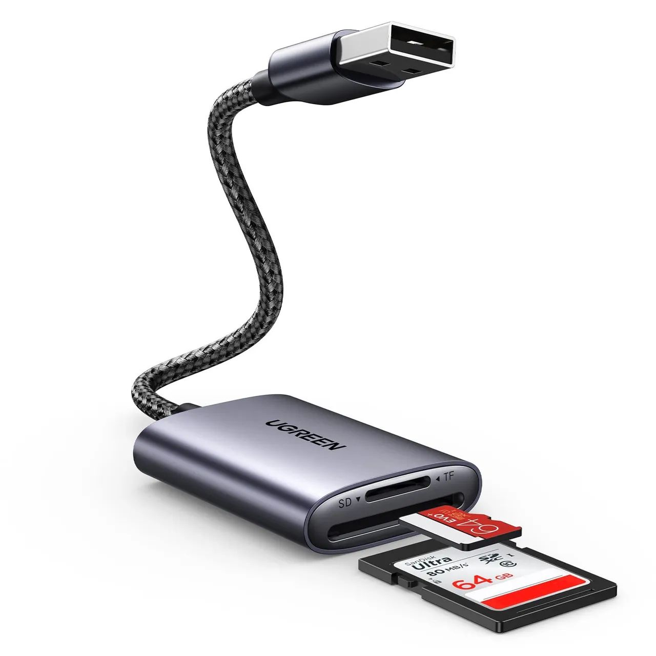 UGREEN Leitor de Cartão SD e MicroSD