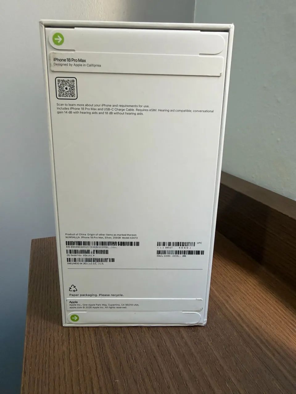 IPhone 18 Pro Max 256GB Silver  - Foto 2