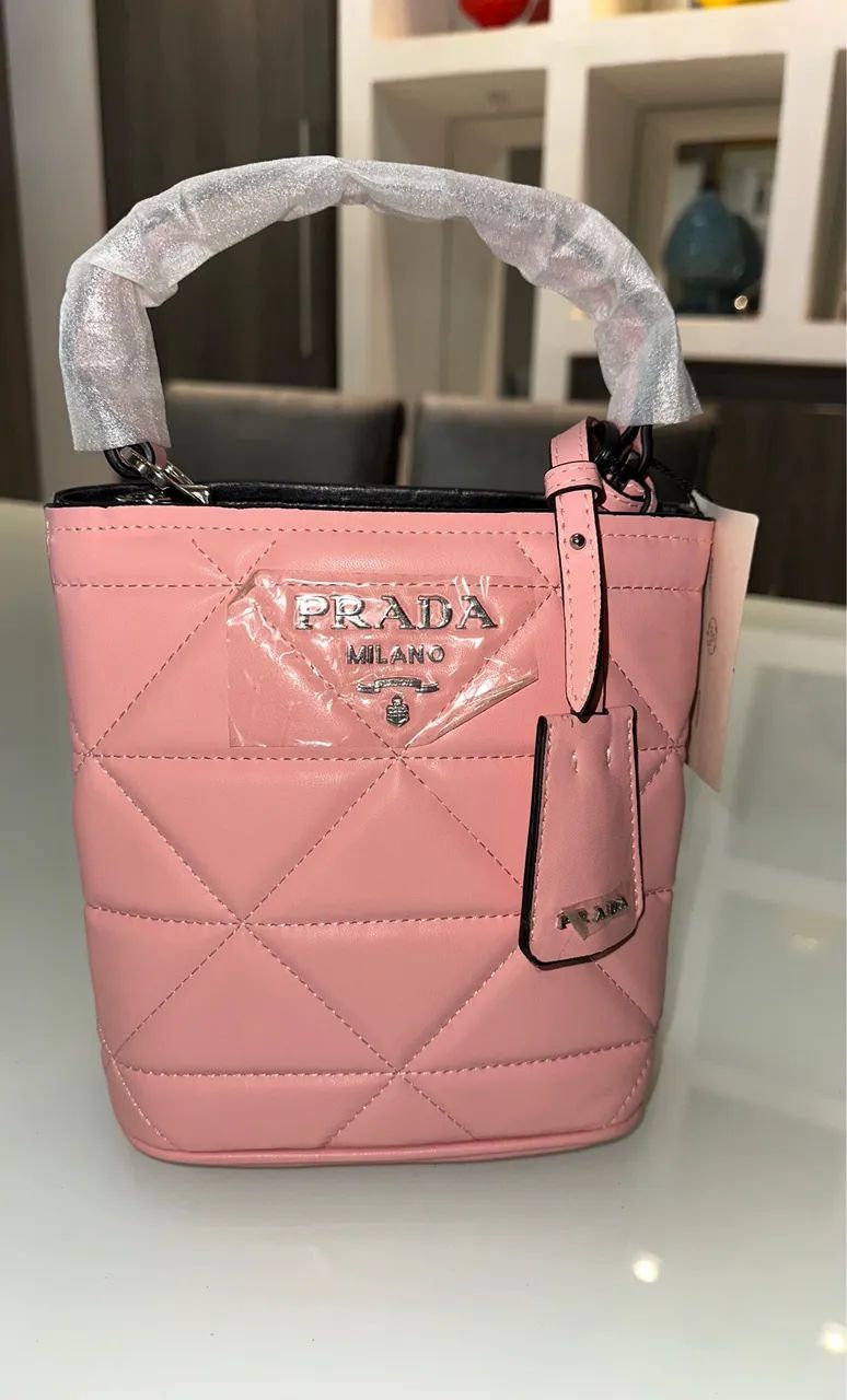 Bolsa Prada Milano Rosa - Foto 4
