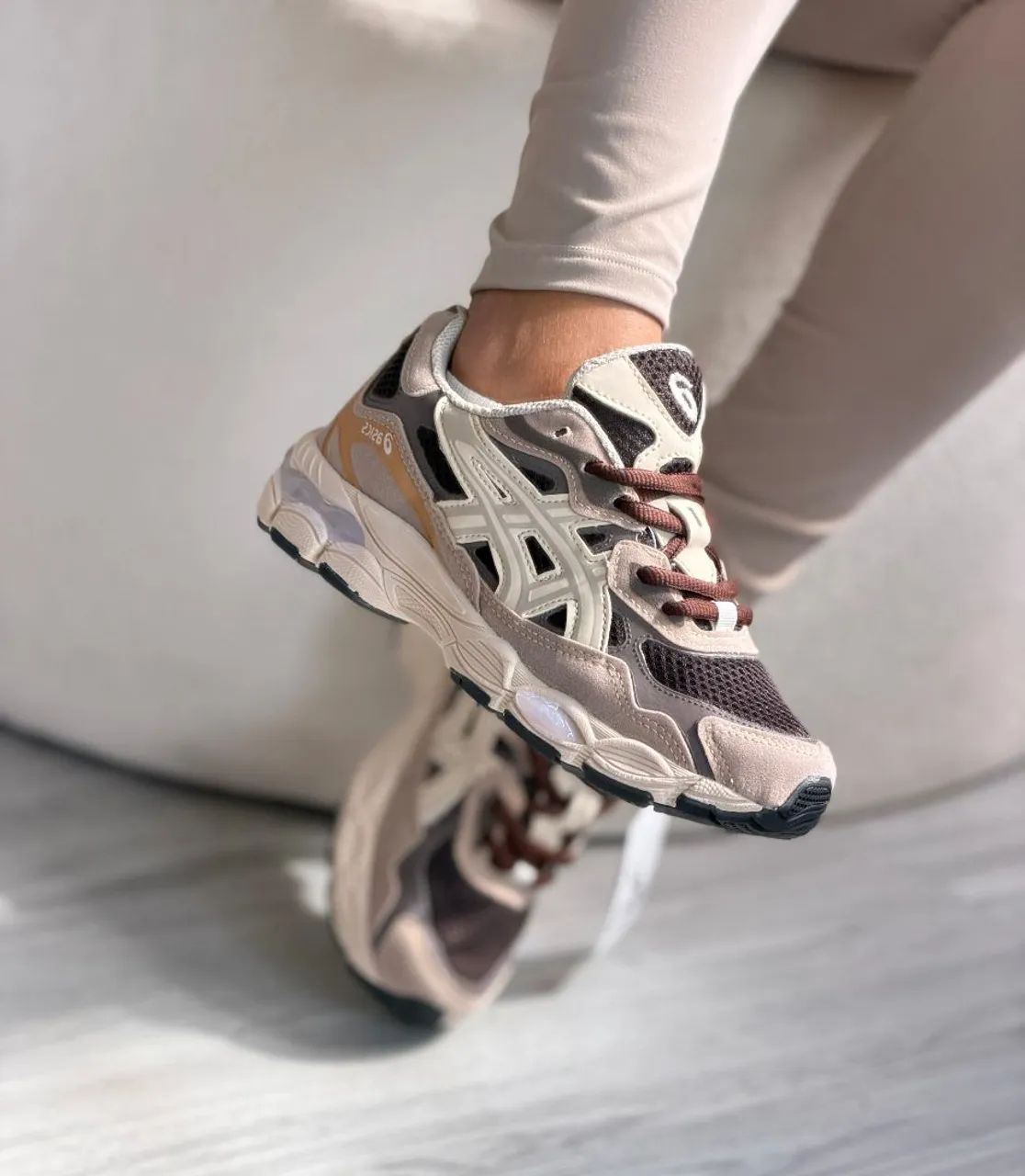 Tênis feminino Asics Gel NYC Confortável, Linha Premium - Calçados