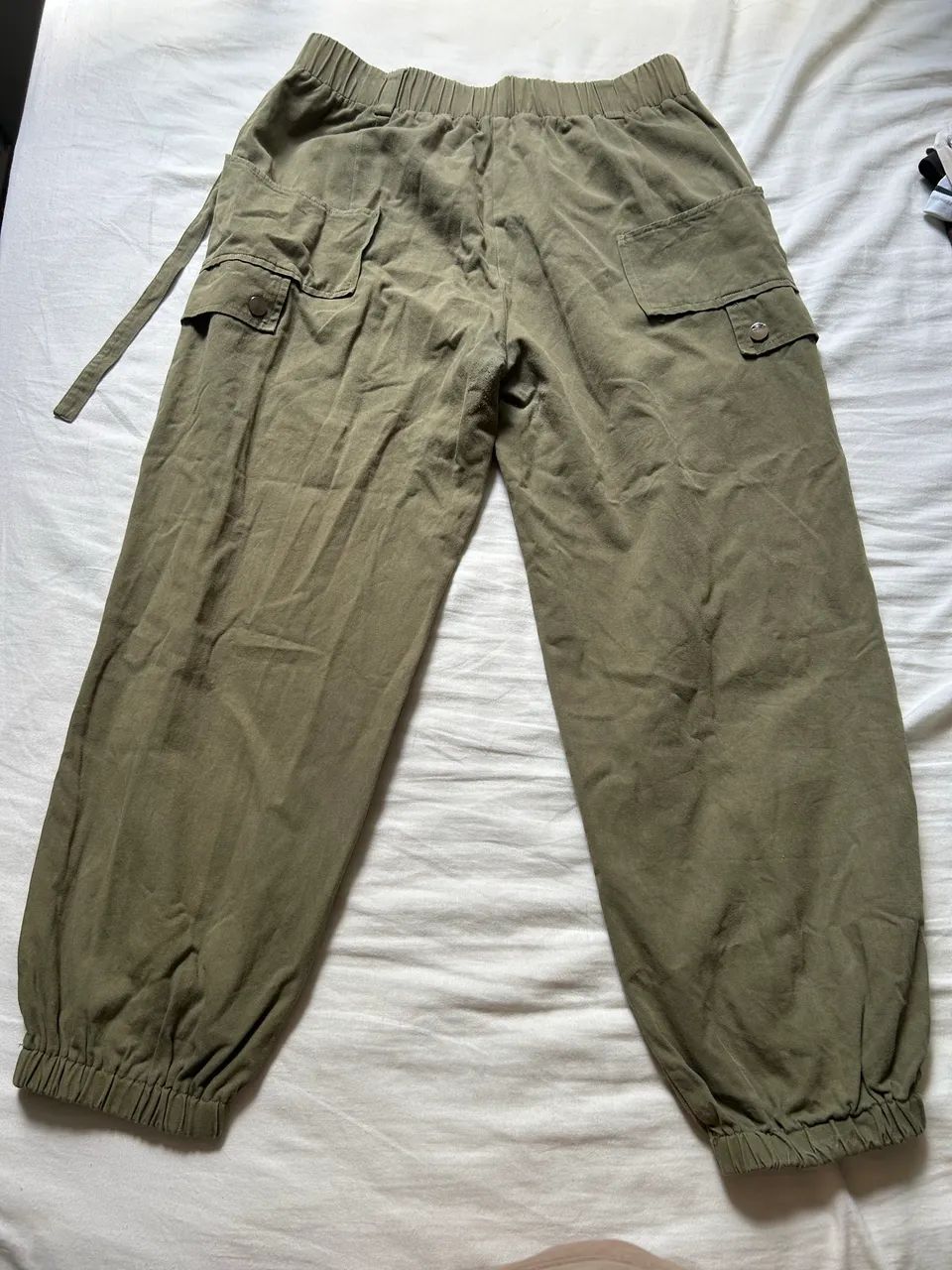 Calça verde exército G feminina - Foto 2