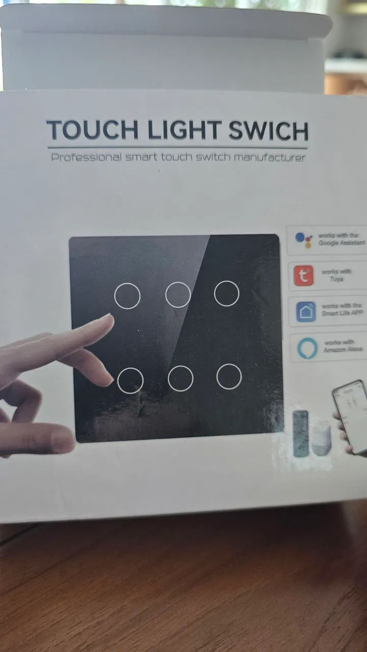 2 Interruptor inteligente zigbee 6 teclas