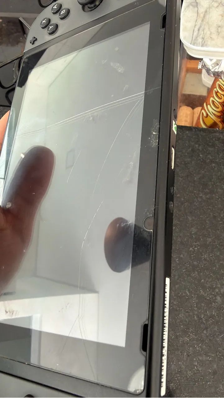 Nintendo Switch V2 - Desbloqueado - microSD 128GB - Completo na caixa - Foto 3