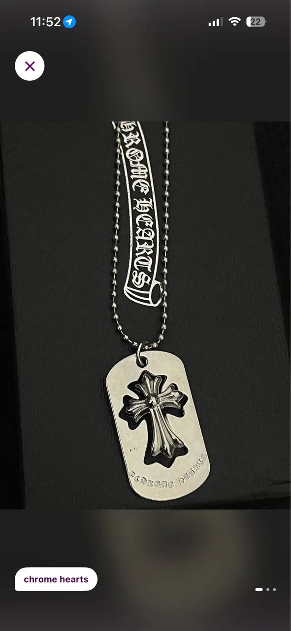 Corrente Chrome Hearts - Foto 2