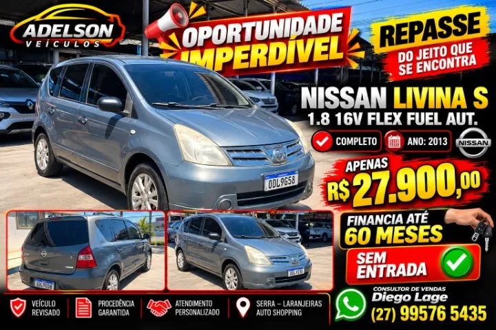 Nissan Livina LIVINA S 1.8 16V Flex Fuel Aut. 2013