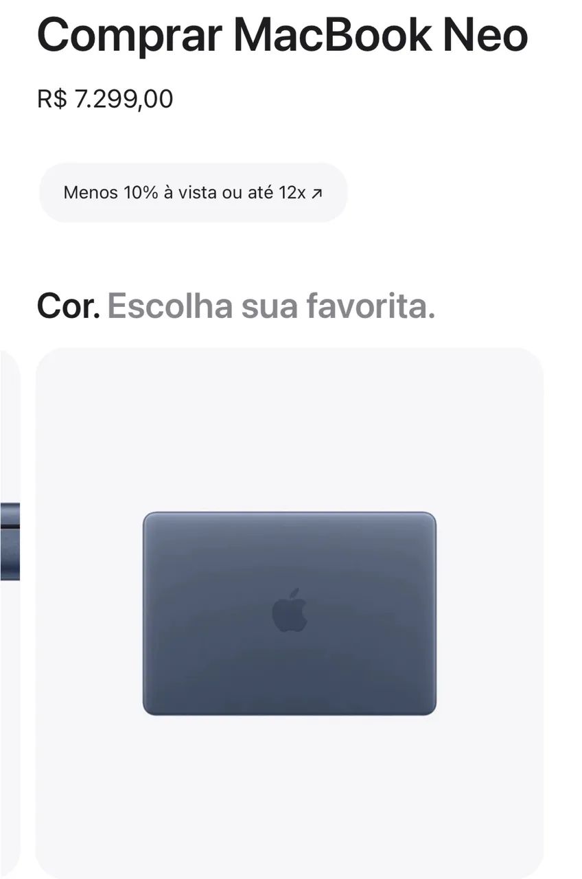 Macbook neo azul midnight - Foto 2