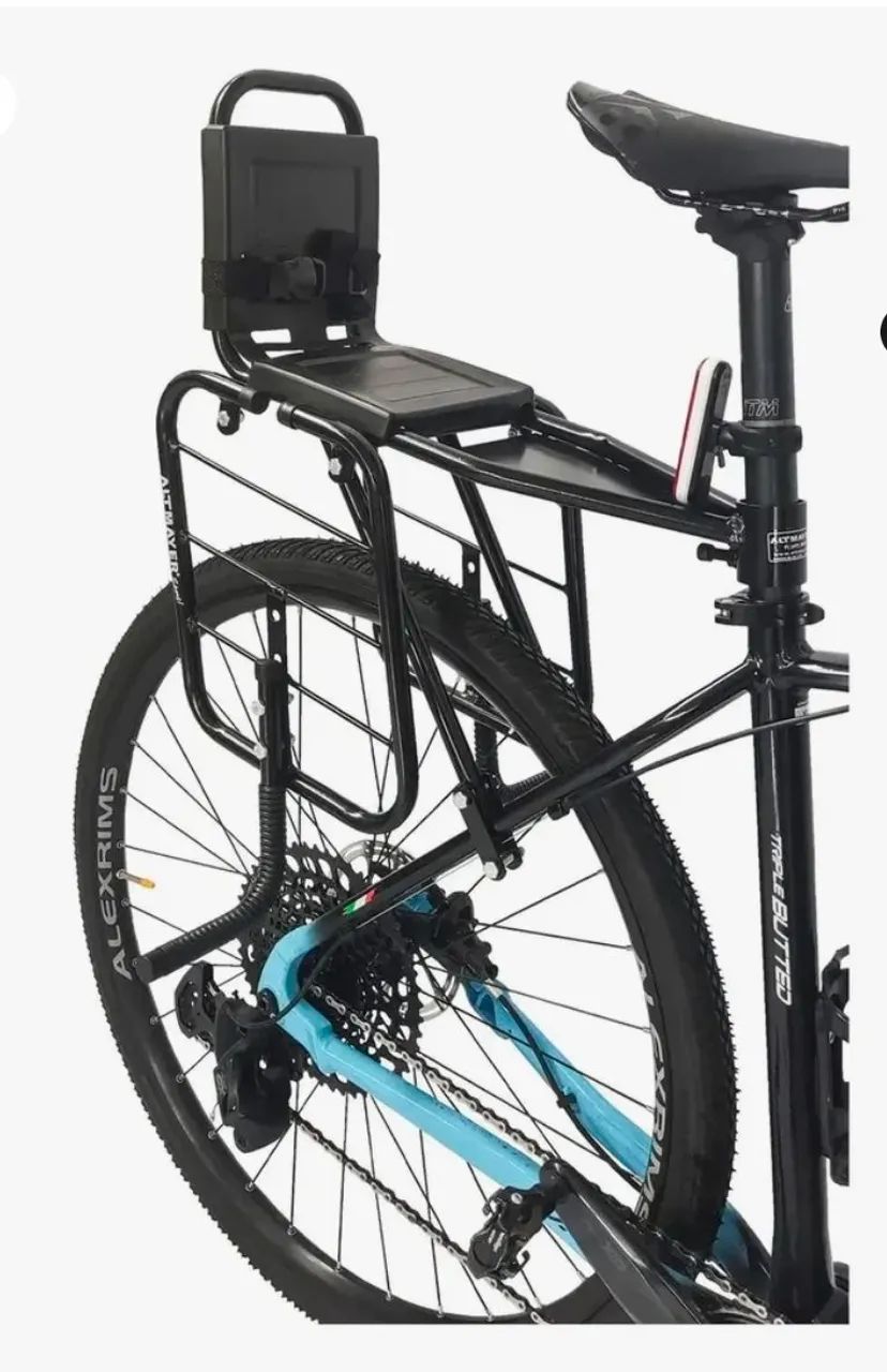 Garupa com cadeirinha bicicleta - Foto 3