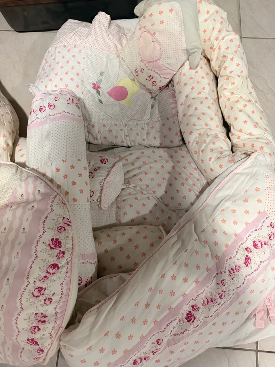 Enxoval de berço e cama