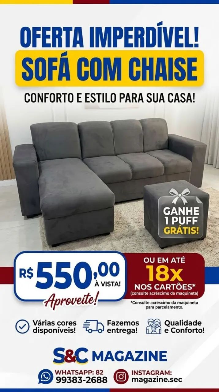 PROMOÇÃO DE SOFÁ 