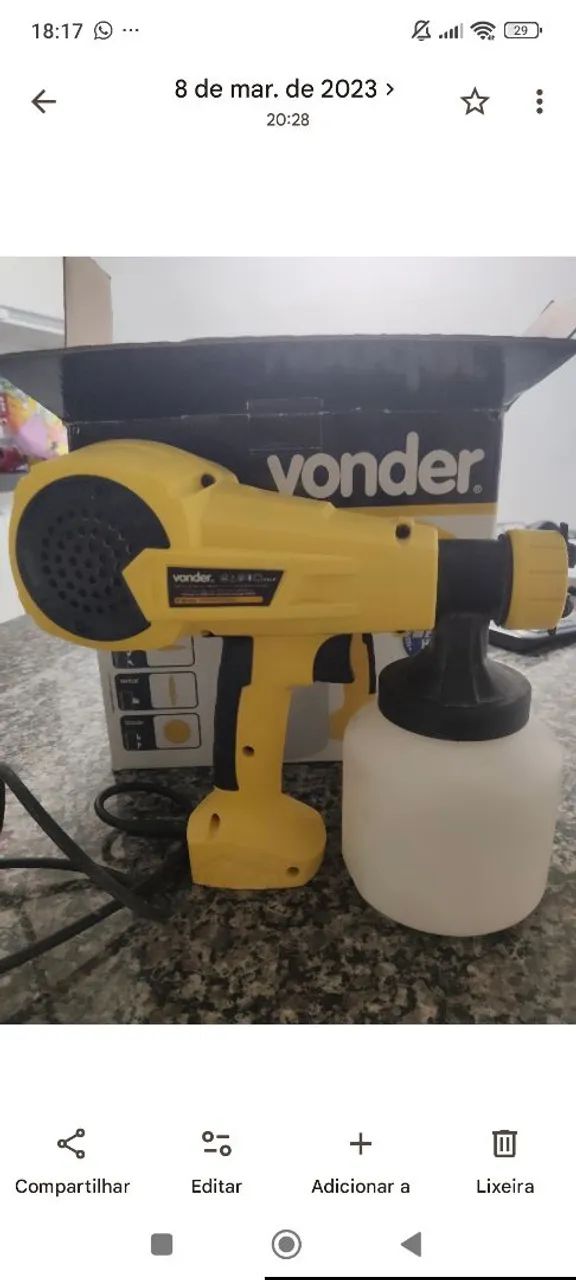 Máquina par a pintura 200 reais  - Foto 4