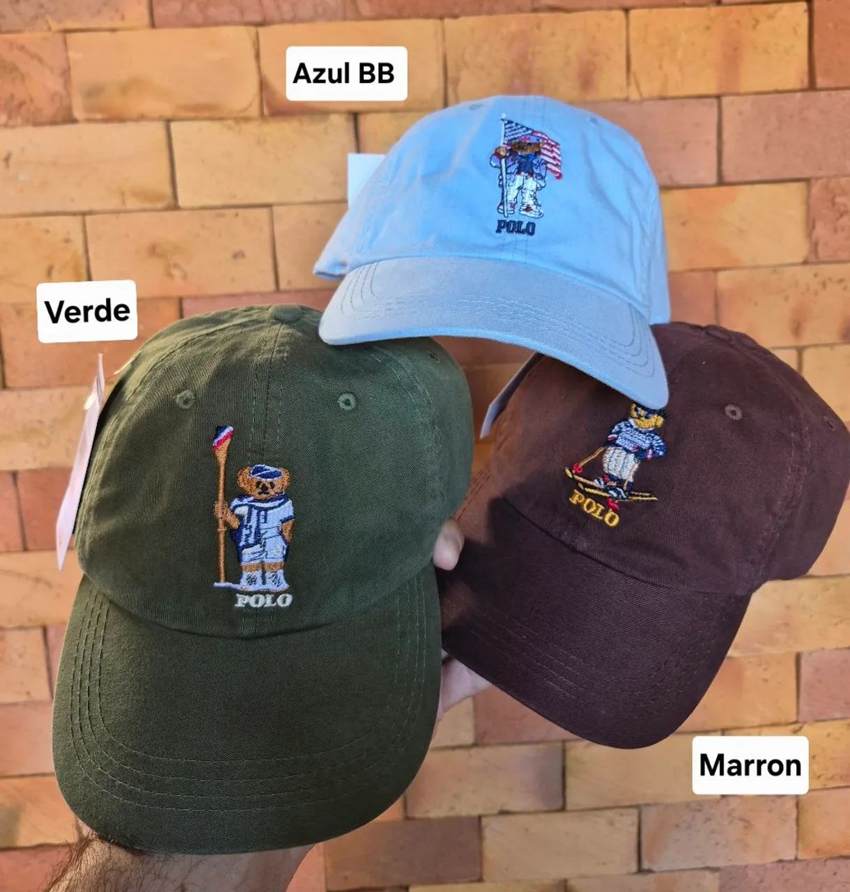 Bonés Polo Ralph Lauren 55,00 cada 