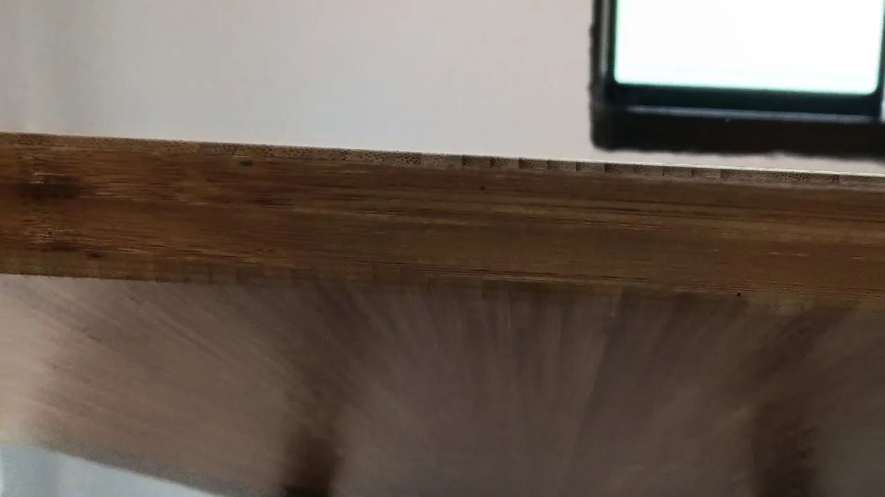 Mesa nova com tampo de bambu  - Foto 2