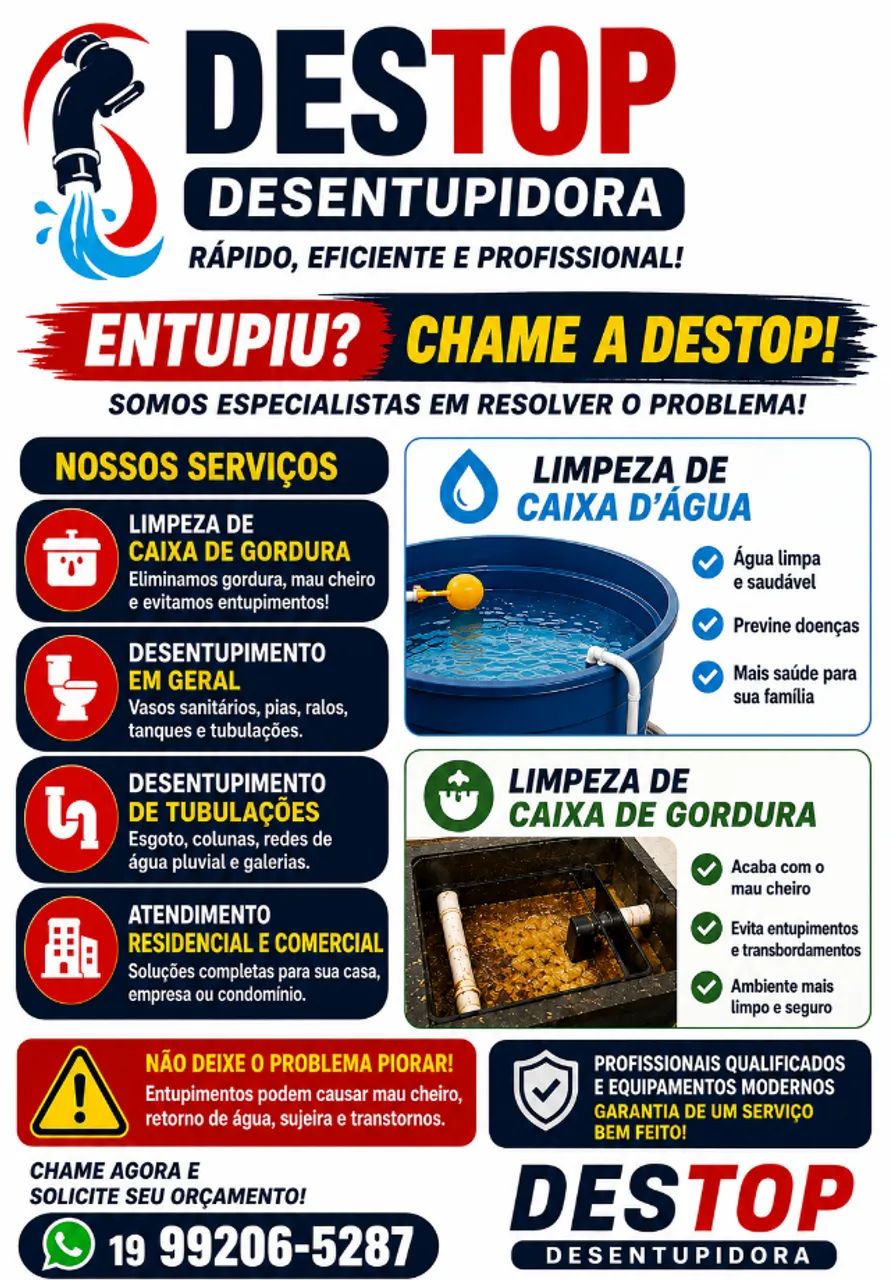 DESTOP DESENTUPIDORA  (MOGI GUAÇU)