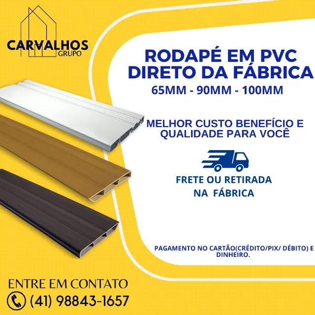 RODAPÉ PVC