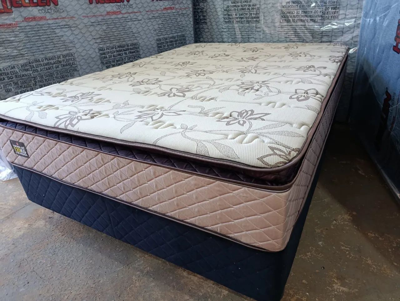 Promoção Cama Box Queen Size Colchão D33 com Pilow Top  - Foto 5