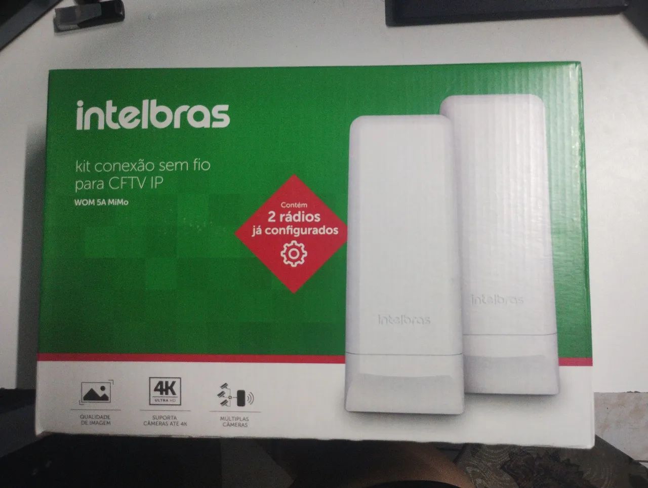Conjunto CPE WOM 5A mimi para CFTV 