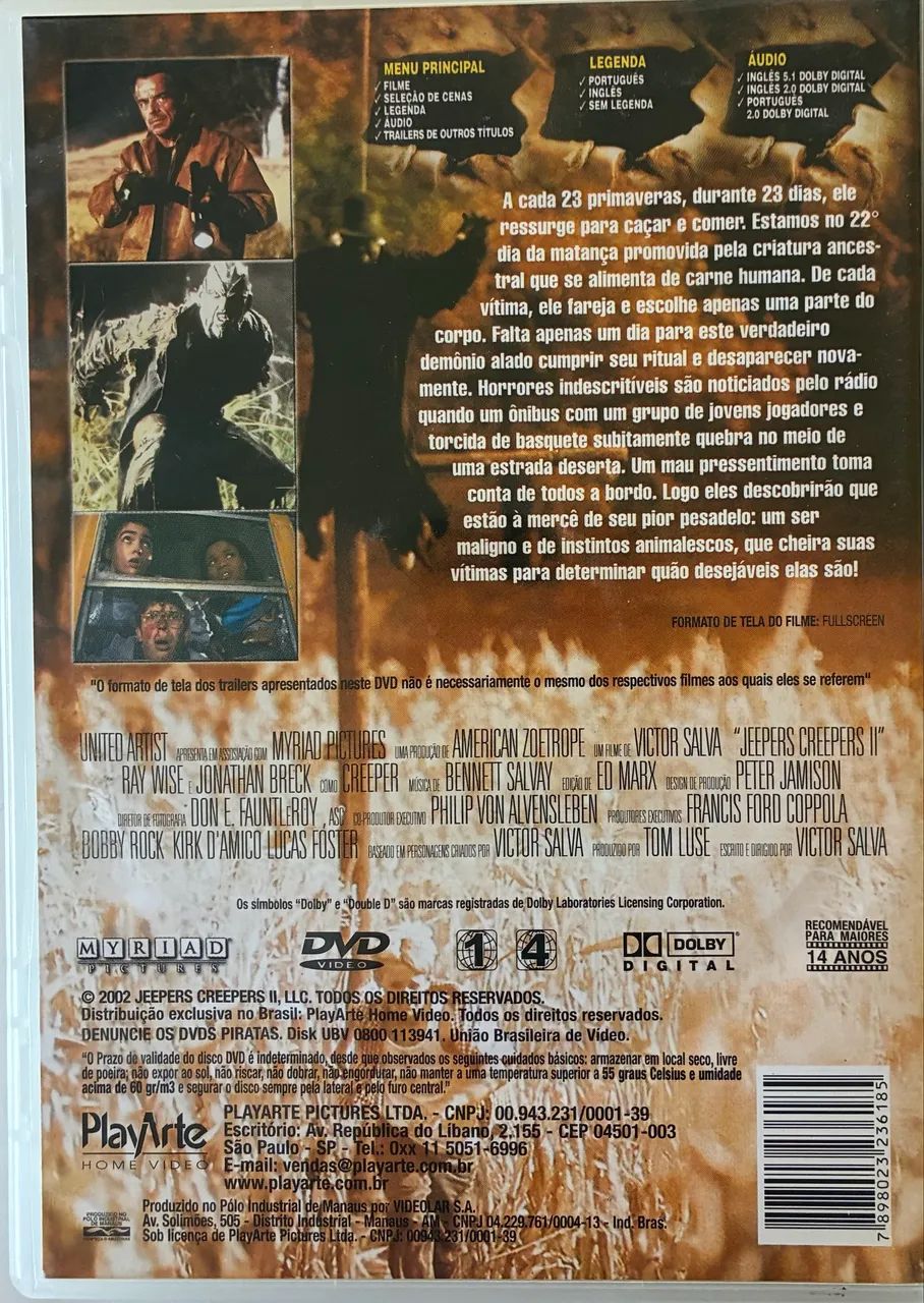 DVD - OLHOS FAMINTOS 2 - Foto 2