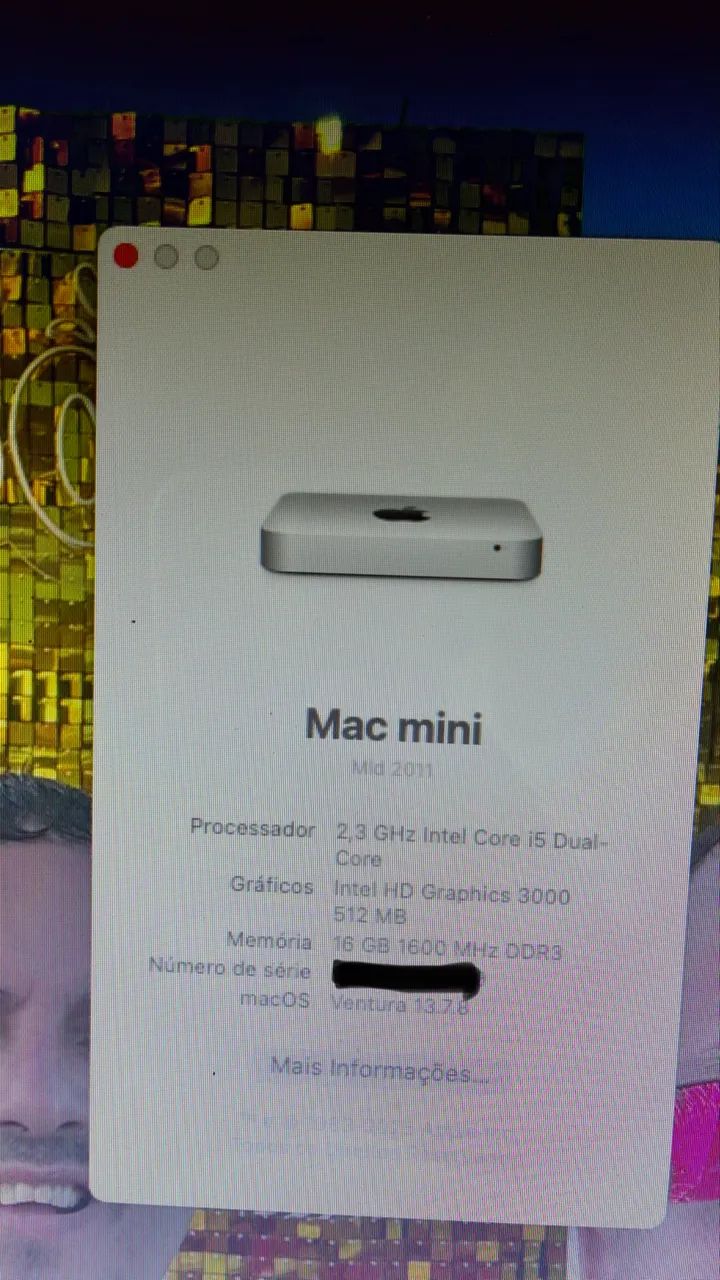 Macmini 2011 macOS Ventura  - Foto 4