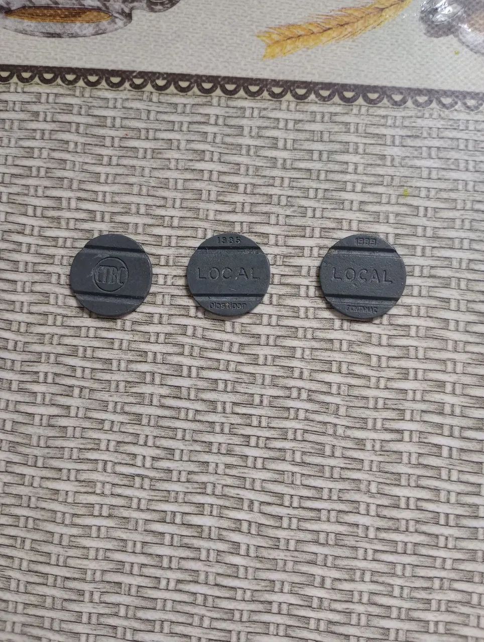 Fichas telefone antiga  - Foto 2