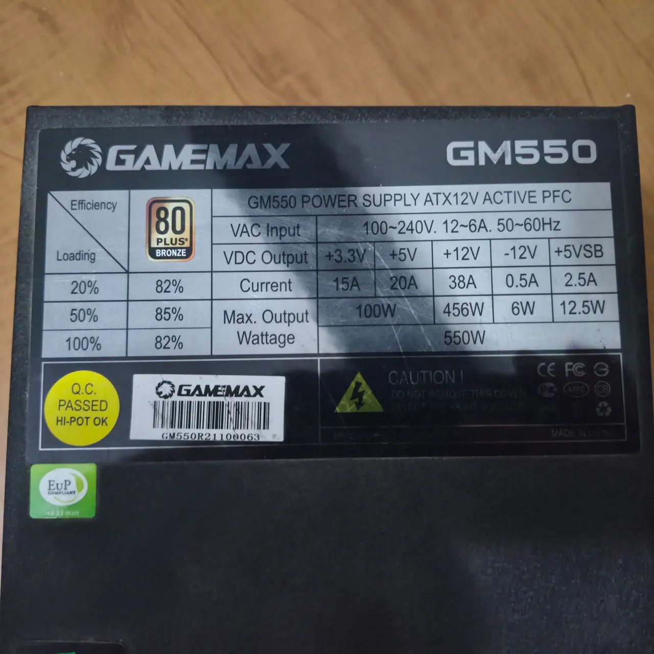 Fonte Gamemax GM550 - Foto 5