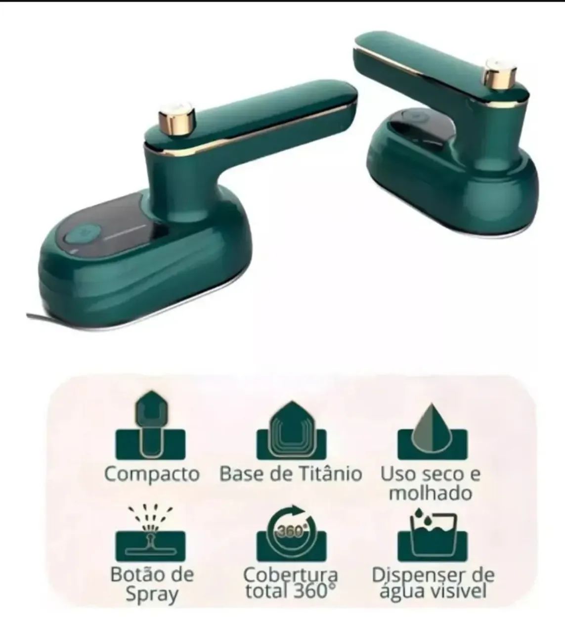 Mini Ferro de passar portátil para viagens - Foto 3