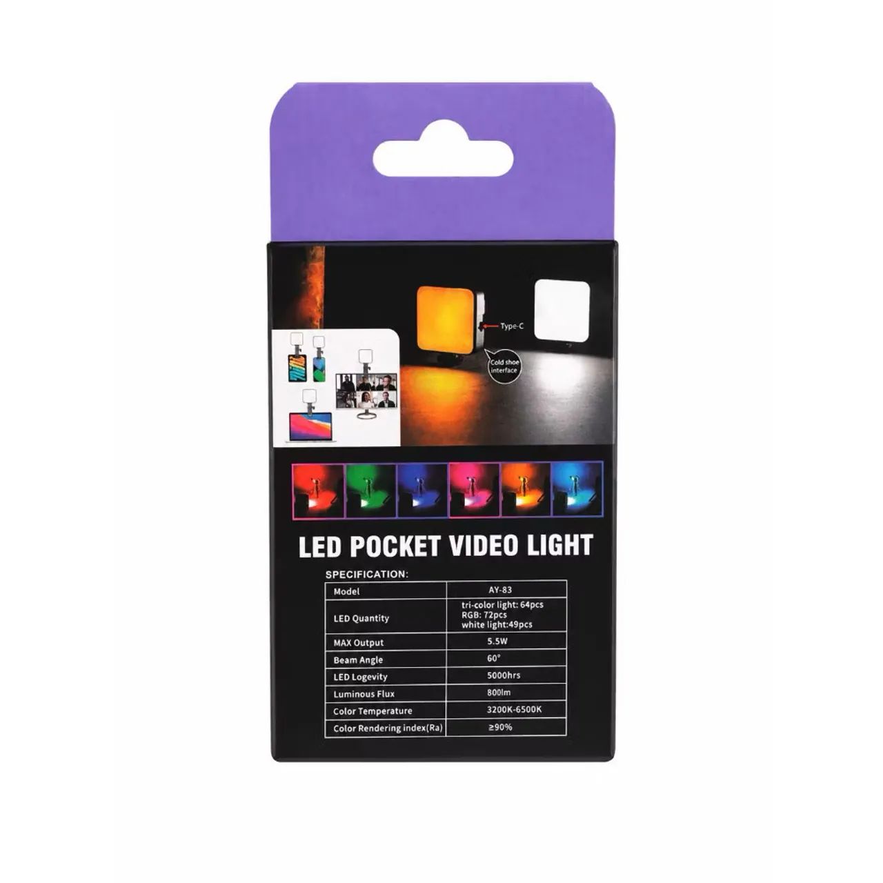 Luz Preenchimento Rgb Led AY-83 - Foto 3