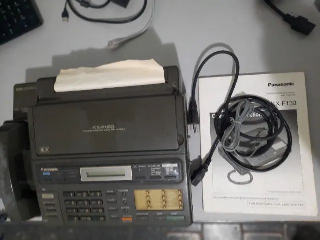 Telefone Fax Panasonic KX-F130  - Foto 4
