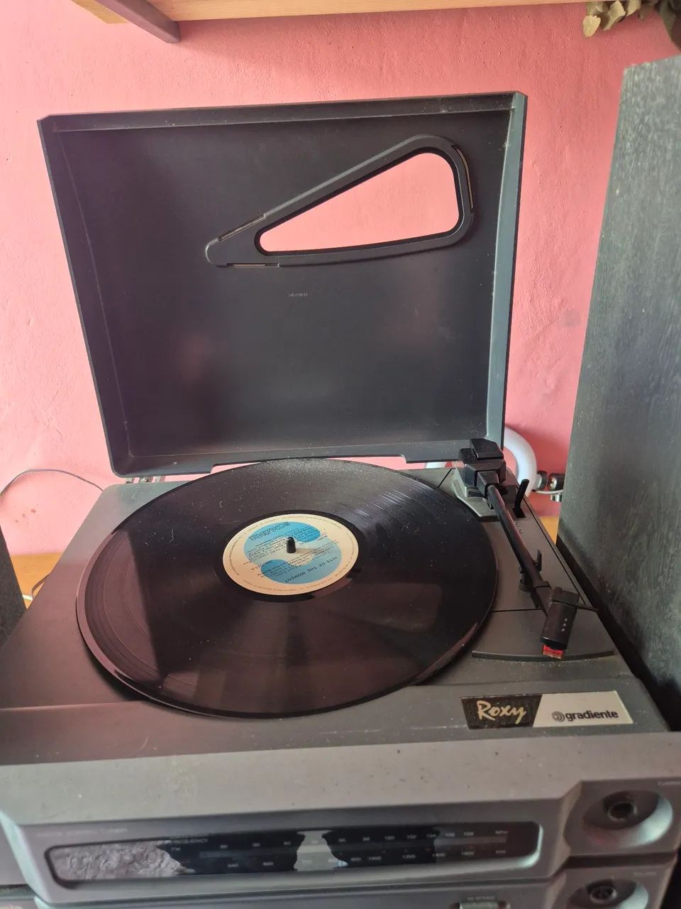 Toca discos gradiente roxy + discos - Foto 4