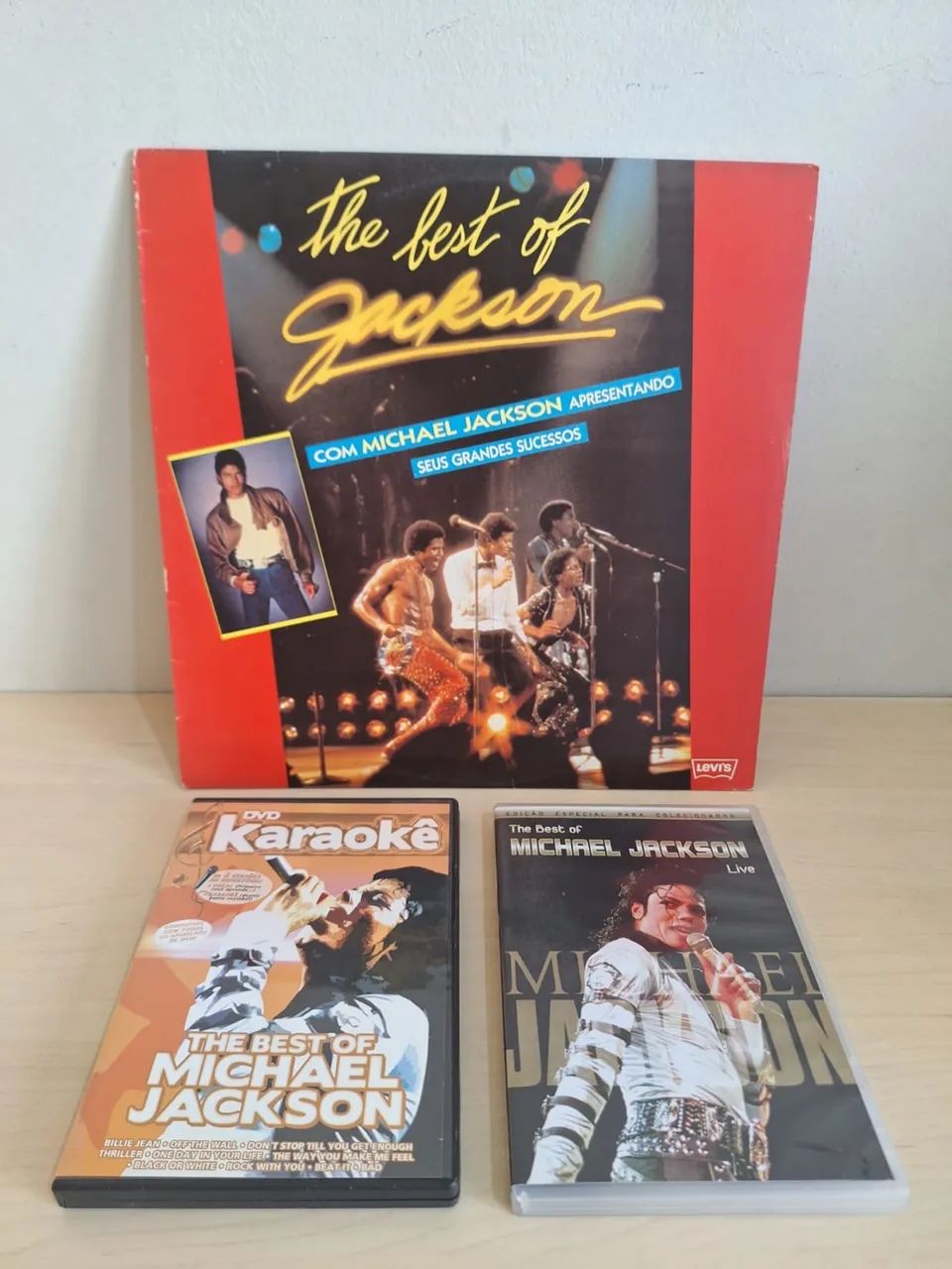 Disco Jackson Five + 2 DVDs Michael Jackson - Instrumentos