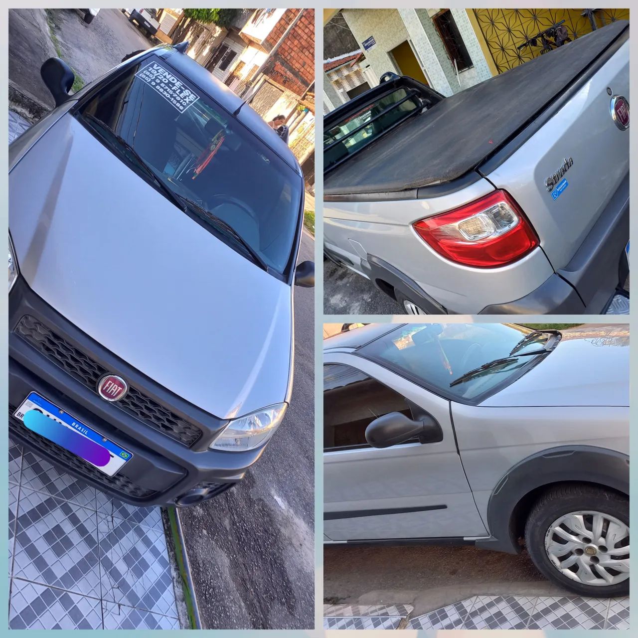 Fiat Strada Working Hard 1.4 Fire Flex 8V CS 2020 - Foto 2