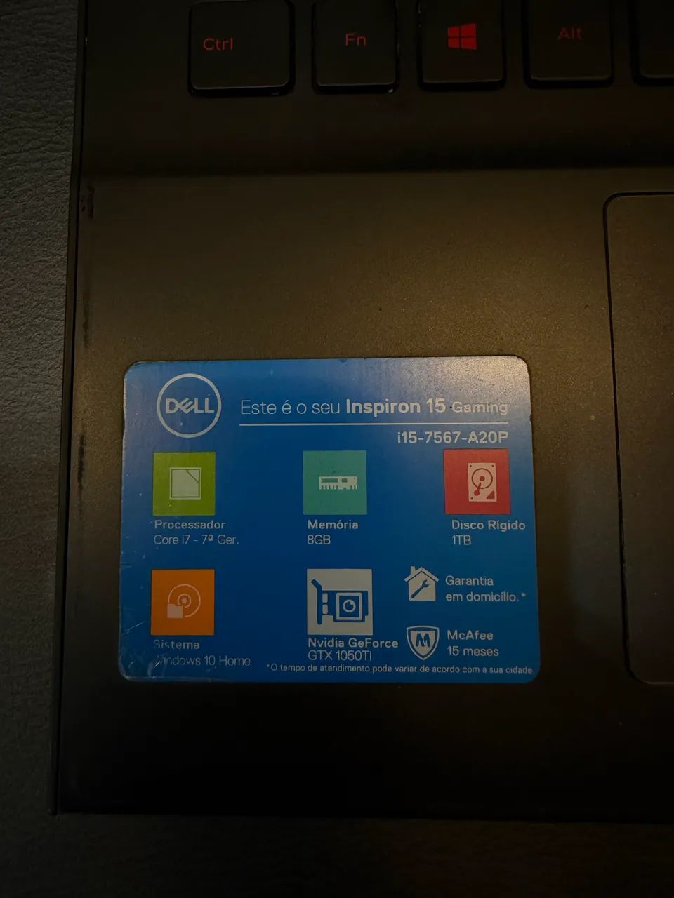 Notebook Dell Inspiron 15 Gaming - Foto 4