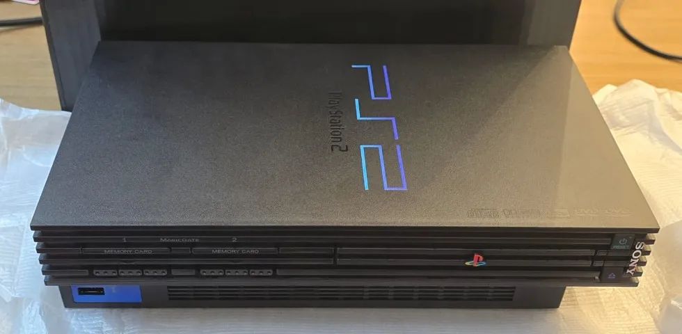 Console PS2 Fat Midnight Black Completo - Foto 3