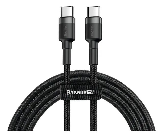 Cabo Baseus Tipo-C para Tipo-C 60W PD 1M