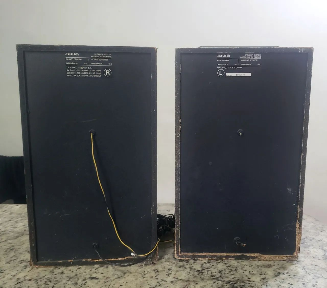 02 caixas mini System AIWA  - Foto 2