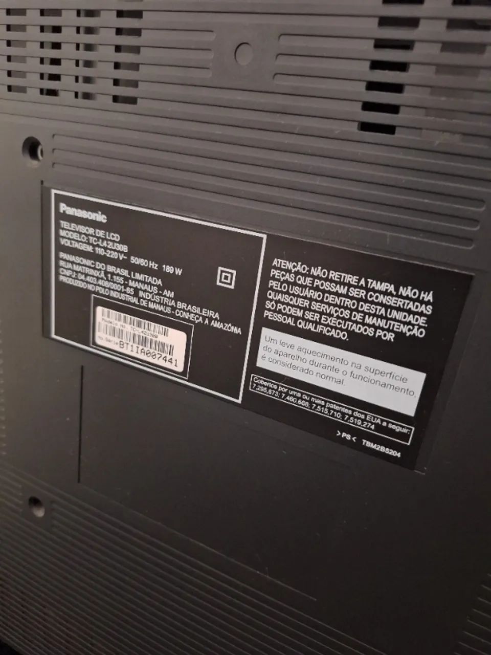 TV LCD PANASONIC 42' EM BOM ESTADO - Foto 3