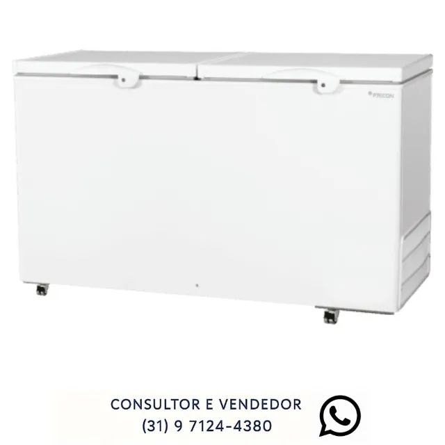 Freezer Horizontal 2 Tampas 503 Litros Fricon