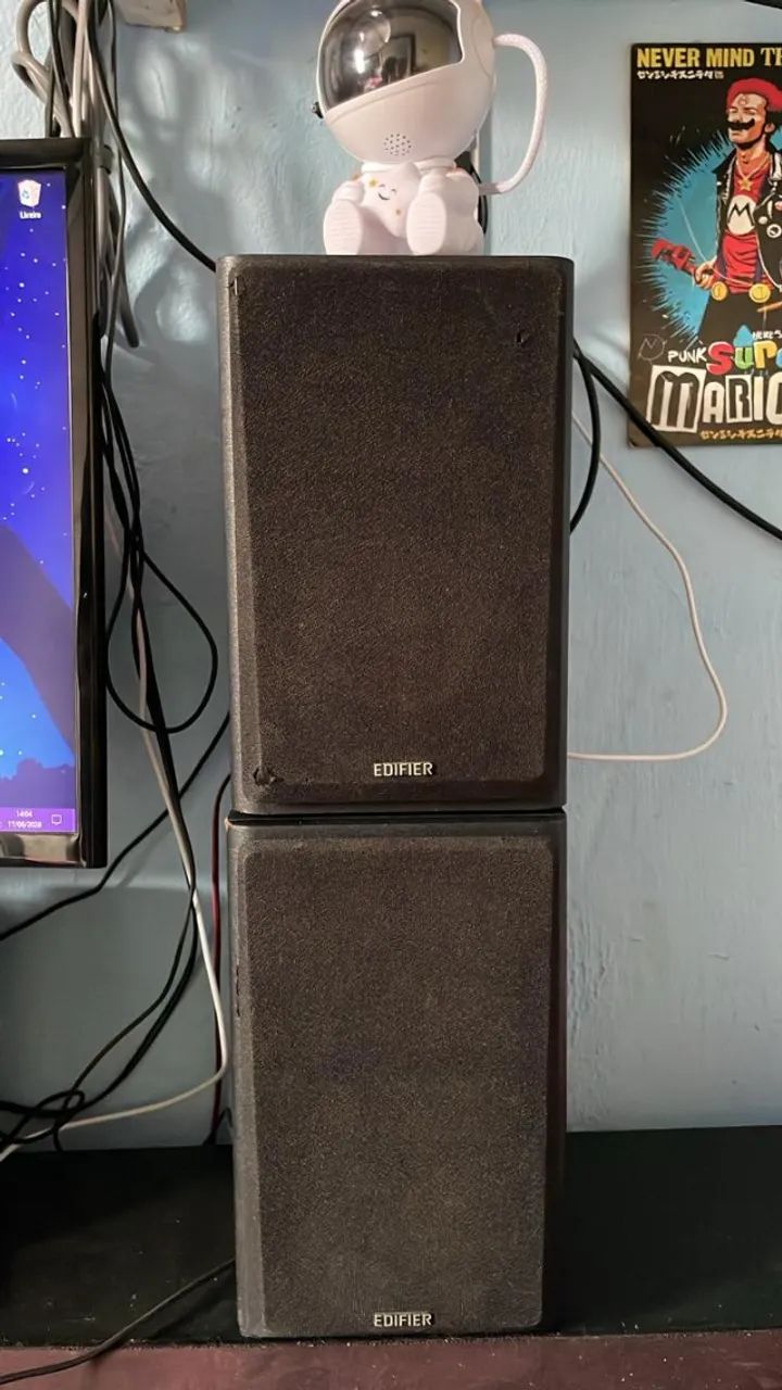 Monitor de Áudio Edifier, R1000T4 preta - Foto 4