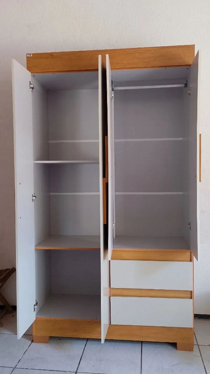 Vendo Guarda Roupa Solteiro em MDF  - Foto 2