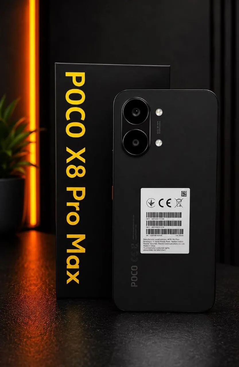 Poco X8 Pro Max 5G 512GB 12RAM NFC Global Lacrado 