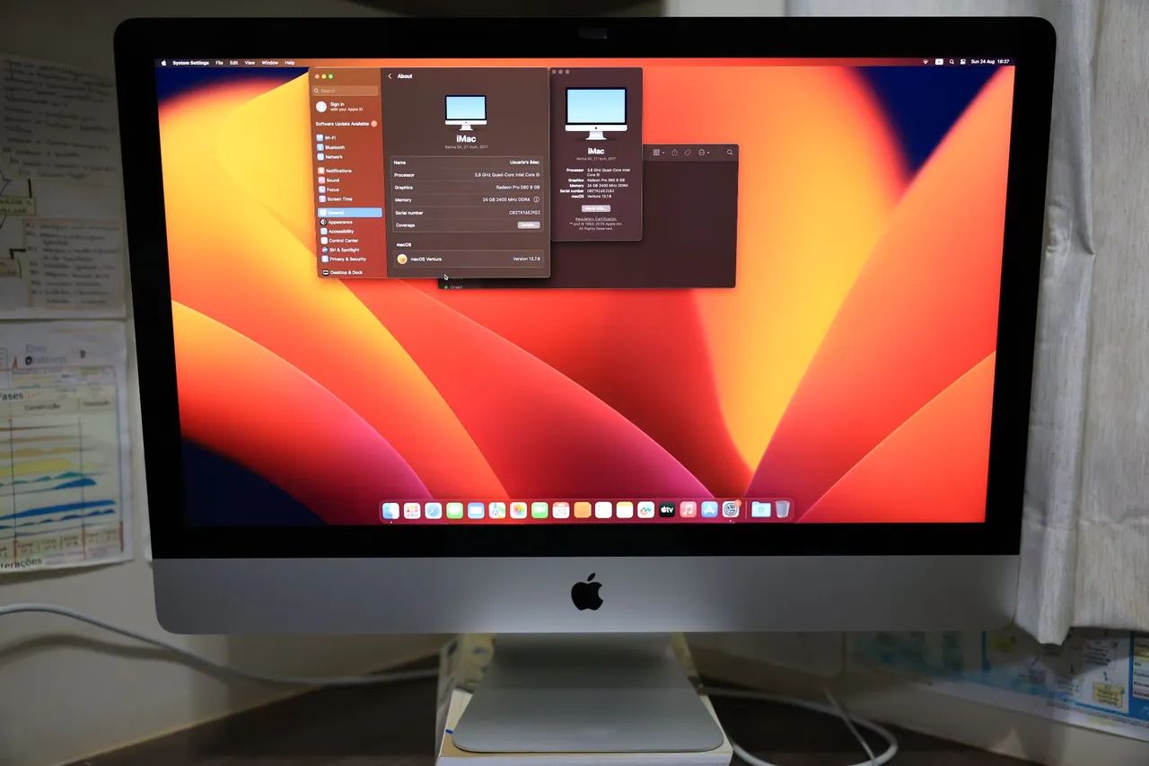 imac 2017 27インチ Retina 5K i5 SSD／24GB 美品 Imac 2017 27