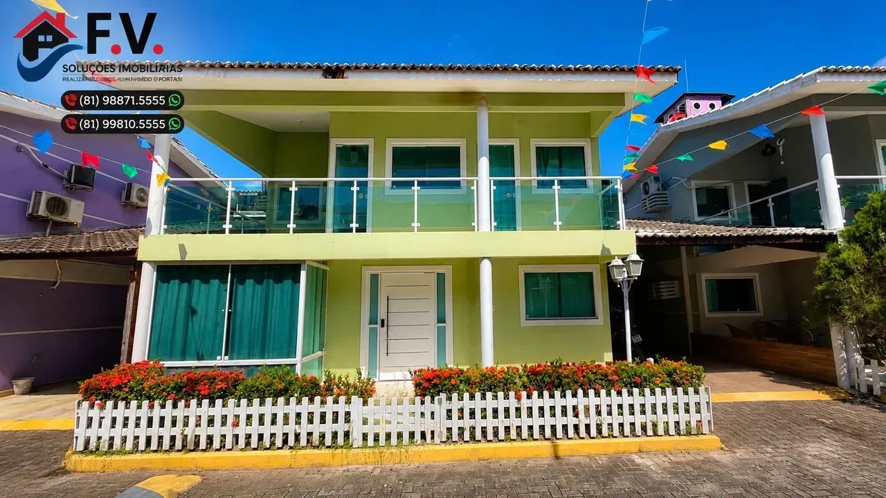CASA DUPLEX - 190M², 4 QUARTOS, SUÍTES E JACUZZI  COND. SOL E MAR - MARIA FARINHA - Foto 2