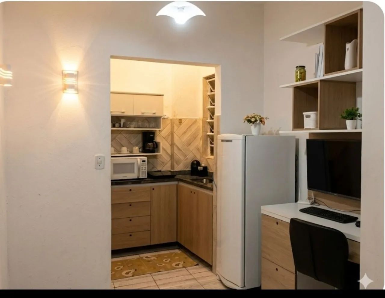 Studio Compacto e Completo na Boa Vista - Home Office e Wi-Fi - Foto 4