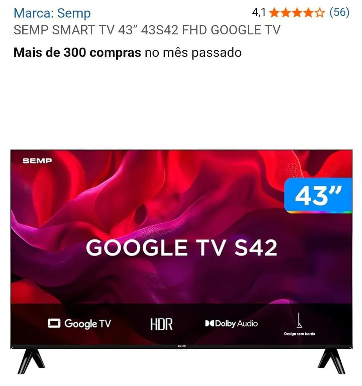  SMART TV 43 - Foto 2