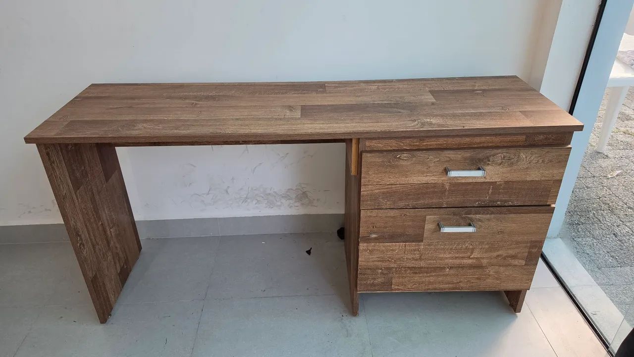 Mesa Com Gavetas Escritório 