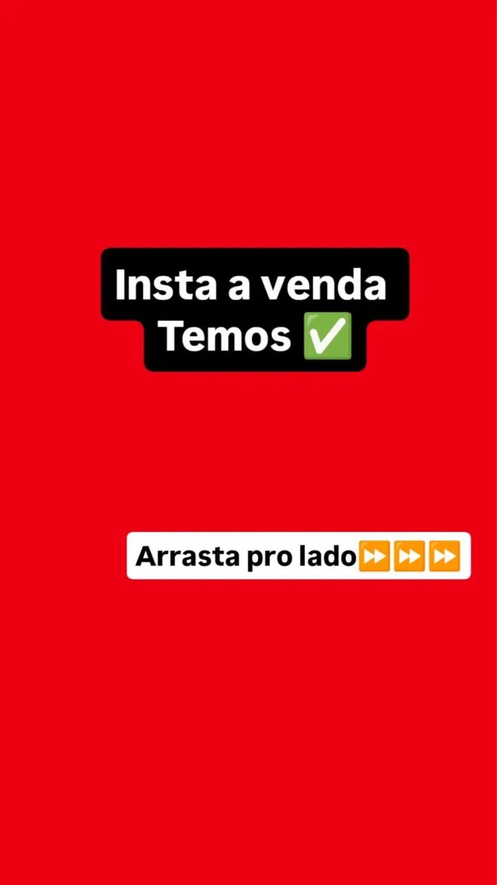Compra conta do Instagram 