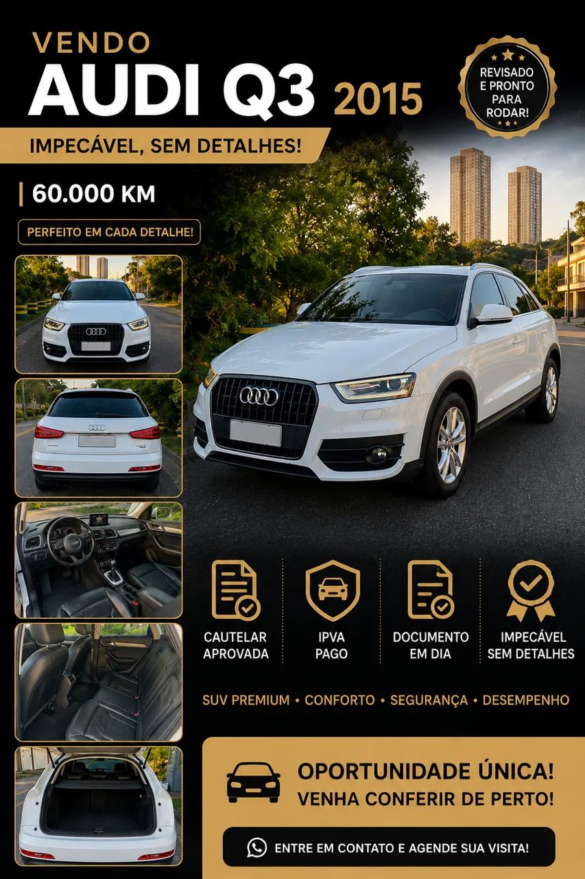 Audi Q3 Q3 2.0 TFSI Quat. 170/180cv S-tronic 5p 2015